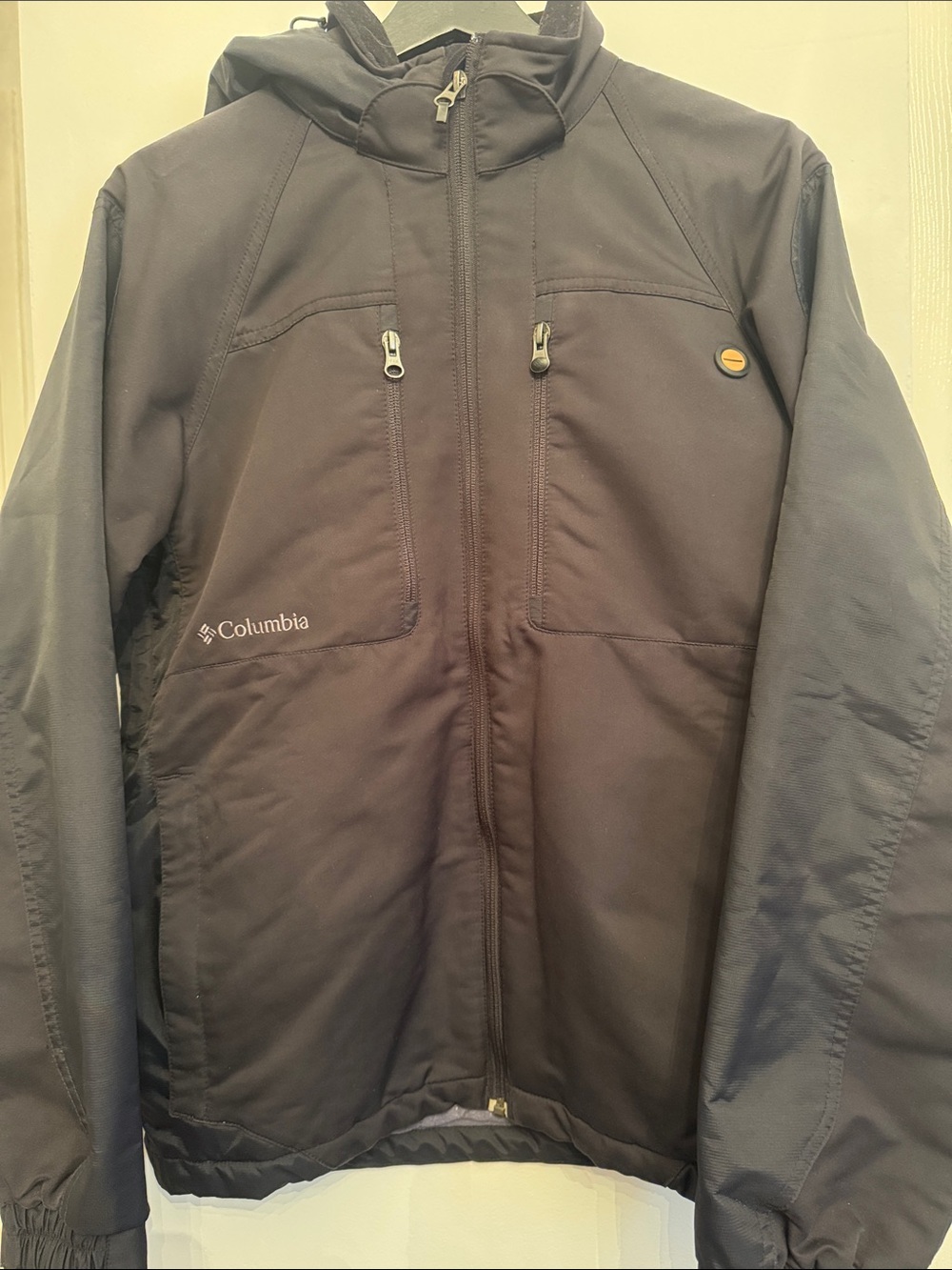 Columbia Men’s Black Hooded Performance Jacket